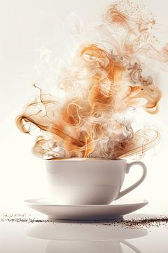 eine Tasse Kaffee oder Cappuccino von Egon Zitter