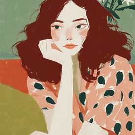 Gedanken in Grün von Bianca ter Riet