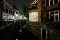 De Kromme Nieuwegracht in Utrecht van Donker Utrecht thumbnail