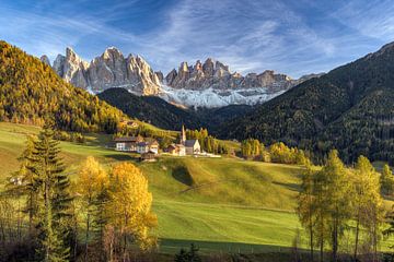 St. Magdalena in Val di Funes in South Tyrol by Michael Valjak