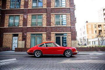 Classic red Porsche 911 by Alwin Kroon