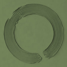 Relief « Japandi » – Ensō, l'harmonie silencieuse I sur AidasignArt