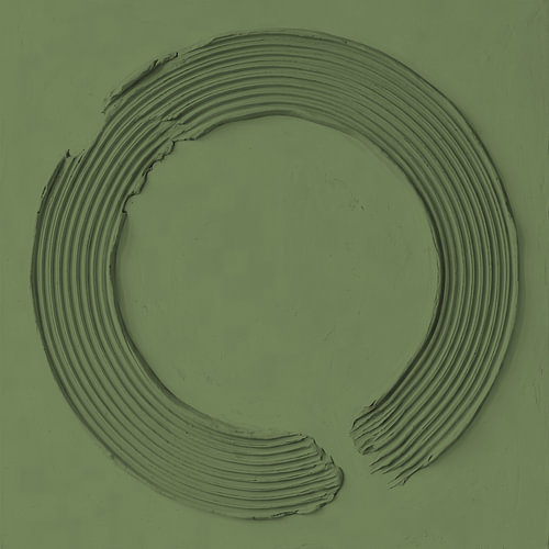 Japandi-Relief – Ensō der stillen Harmonie I