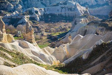 Landschap, Cappadocia, Turkije van Lieuwe J. Zander