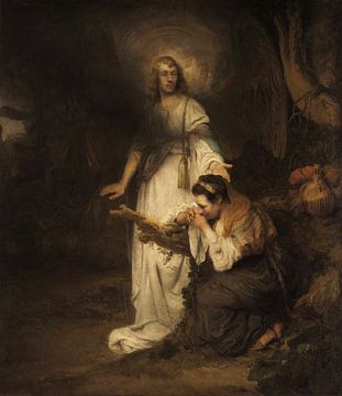 Hagar and the Angel, Carel Fabritius