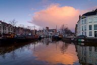 Uitzicht over de Noorderhaven in Groningen van Mark Scheper thumbnail