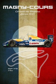 Magny-Cours Vintage Williams FW14 by Theodor Decker