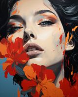 Floral Essence: Beauty in Bloom | Woman