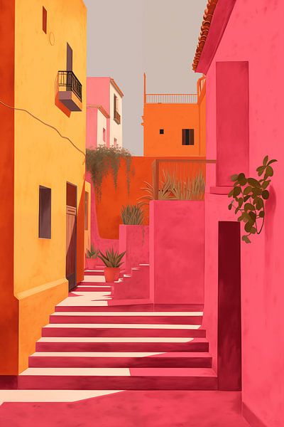 Sommerliche Stadtansichten 3 von Maarten Knops