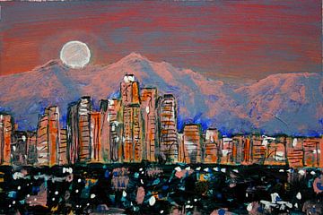 LA Moonrise by Andrea Meyer