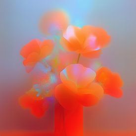 Dreamy bouquet 1 van Olaf Kramer