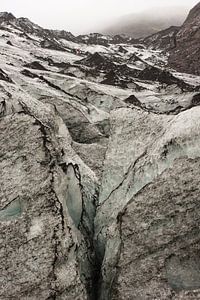 Solheimajokull gletsjer van Louise Poortvliet