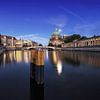 Berlin skyline on the Spree - view from the television tower past the cathedral to the Museum Island by Frank Herrmann