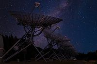 Radio telescopes with the Milky Way