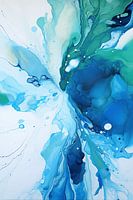 Grün und Blau