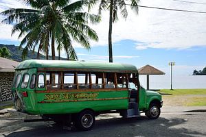 Typical tour bus