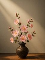 Light catches blossom