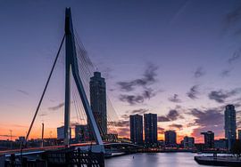 Sonnenuntergang in Rotterdam von Charlotte Bakker