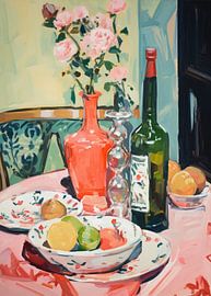 Vrolijk stilleven zomer van studio snik.