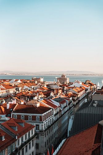Lisbon rooftop view