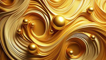 Goud met vorm en patroon van Mustafa Kurnaz