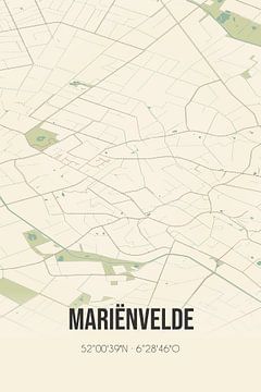 Vieille carte de Mariënvelde (Gelderland) sur Rezona