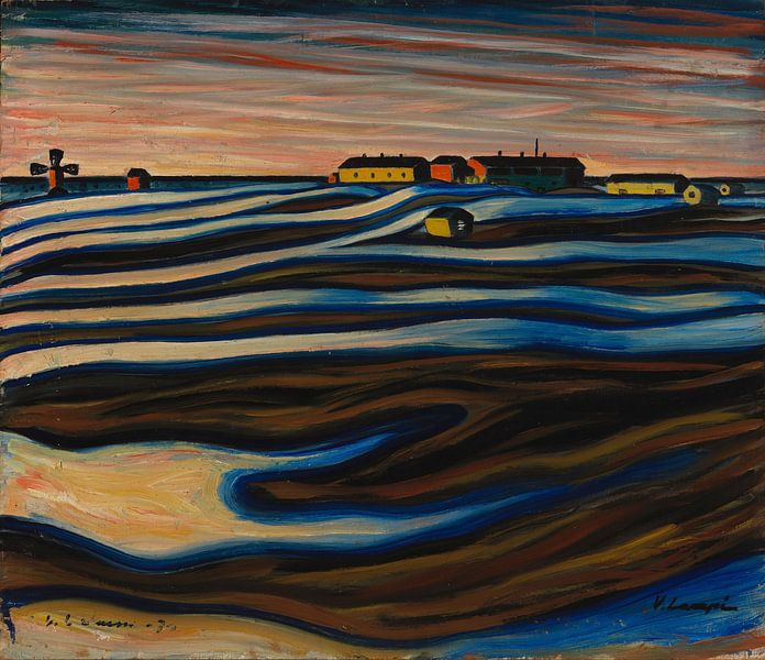 Nocturne, 1930, Vilho Lampi van Meesterlijcke Meesters