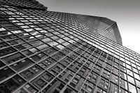 New York Old Meets New zwart wit