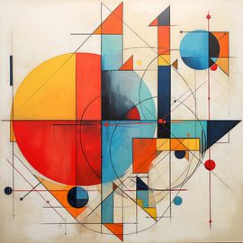 Geometrische abstrakte Formen Licht