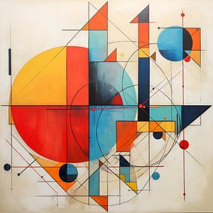 Geometrische abstrakte Formen Licht
