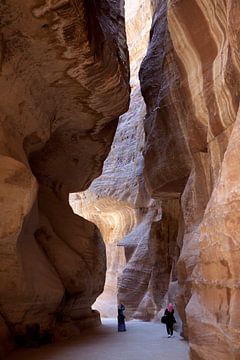 Rocks at Petra by Kees van Dun