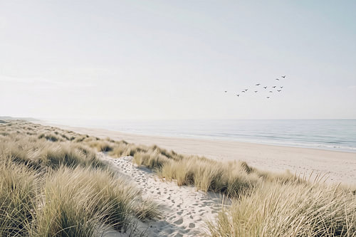 Le silence au bord de la mer – Les dunes et l'horizon infini