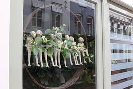 art in a street by Frans Versteden