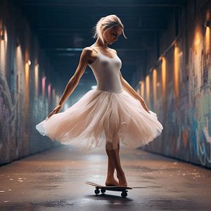 Skateboard-Ballett: Ein Tanz der Freiheit von Karina Brouwer