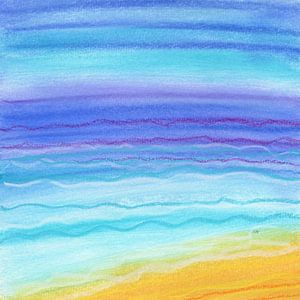 Sommerstrand abstrakte Linien