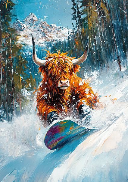 Scottish Highlander Highland Cow Cattle by Niklas Maximilian