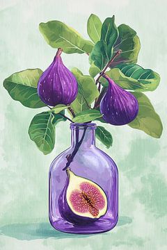Rijpe Vijgen in Violet no.1 van Studio BB