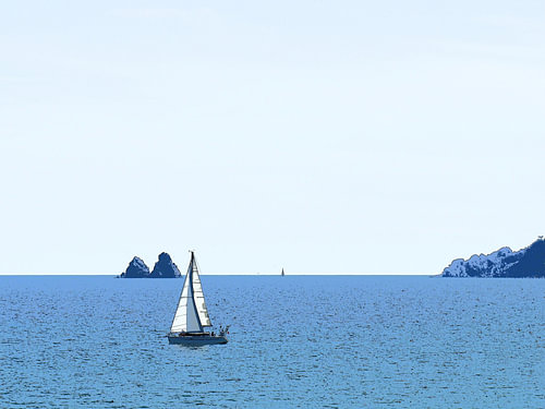 Sailing on Legendary Blue