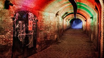 Middeleeuwse tunnel in Utrecht sur Jan van der Knaap