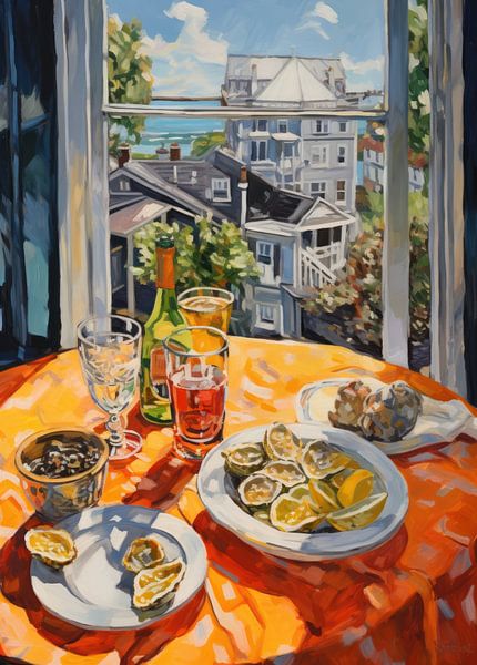 Nature morte d'été - Huîtres par studio snik.