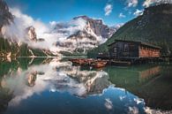 Pragser WIldsee in den Dolomiten Panorama von Jean Claude Castor Miniaturansicht