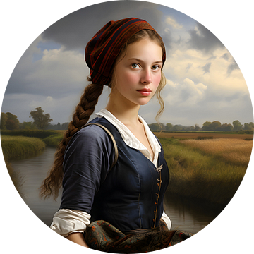 Klassiek portret van meisje