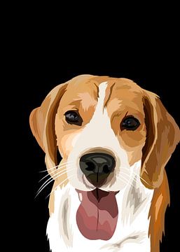 Beagle Hund Vektor von IHSANUDDIN .