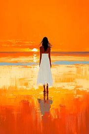 woman beach by Modern Collection
