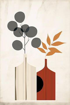 Moderne minimalistische bloemen