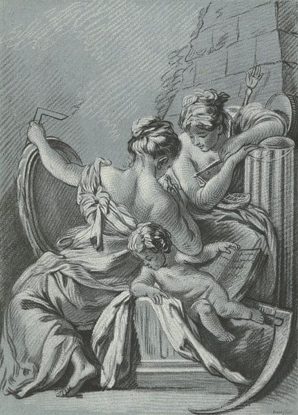 Louis-Marin Bonnet, The Wisdom and the Justice, 1771 - 1772 by Atelier Liesjes