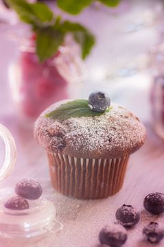 Nature morte de muffins fins