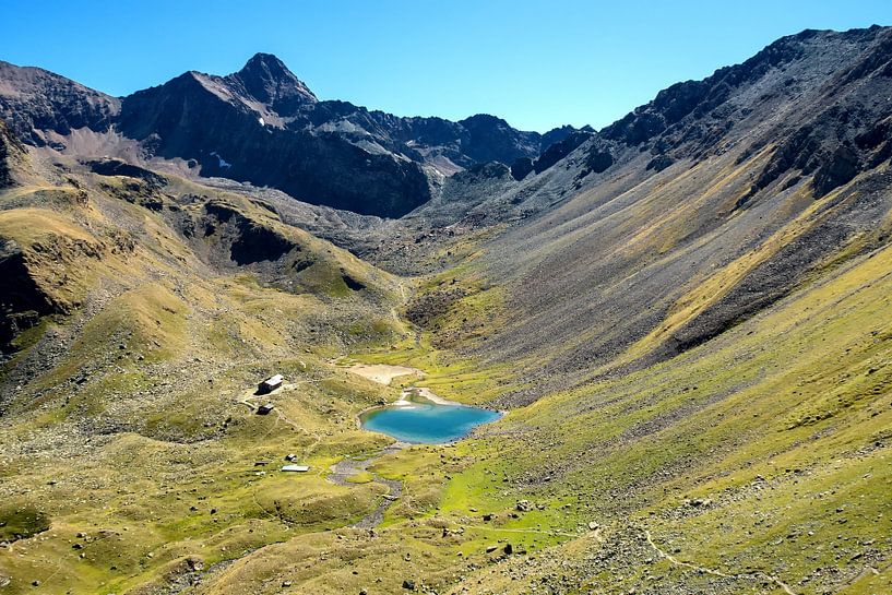 Mountain lake in the Swiss Alps near Nendaz. by André Blom Fotografie Utrecht