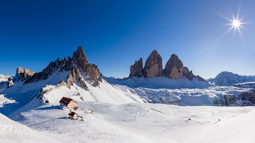 Les Trois Cimets dans le Tyrol du Sud - Dolomites par Dieter Meyrl