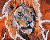 Orange Lion by ART Eva Maria thumbnail